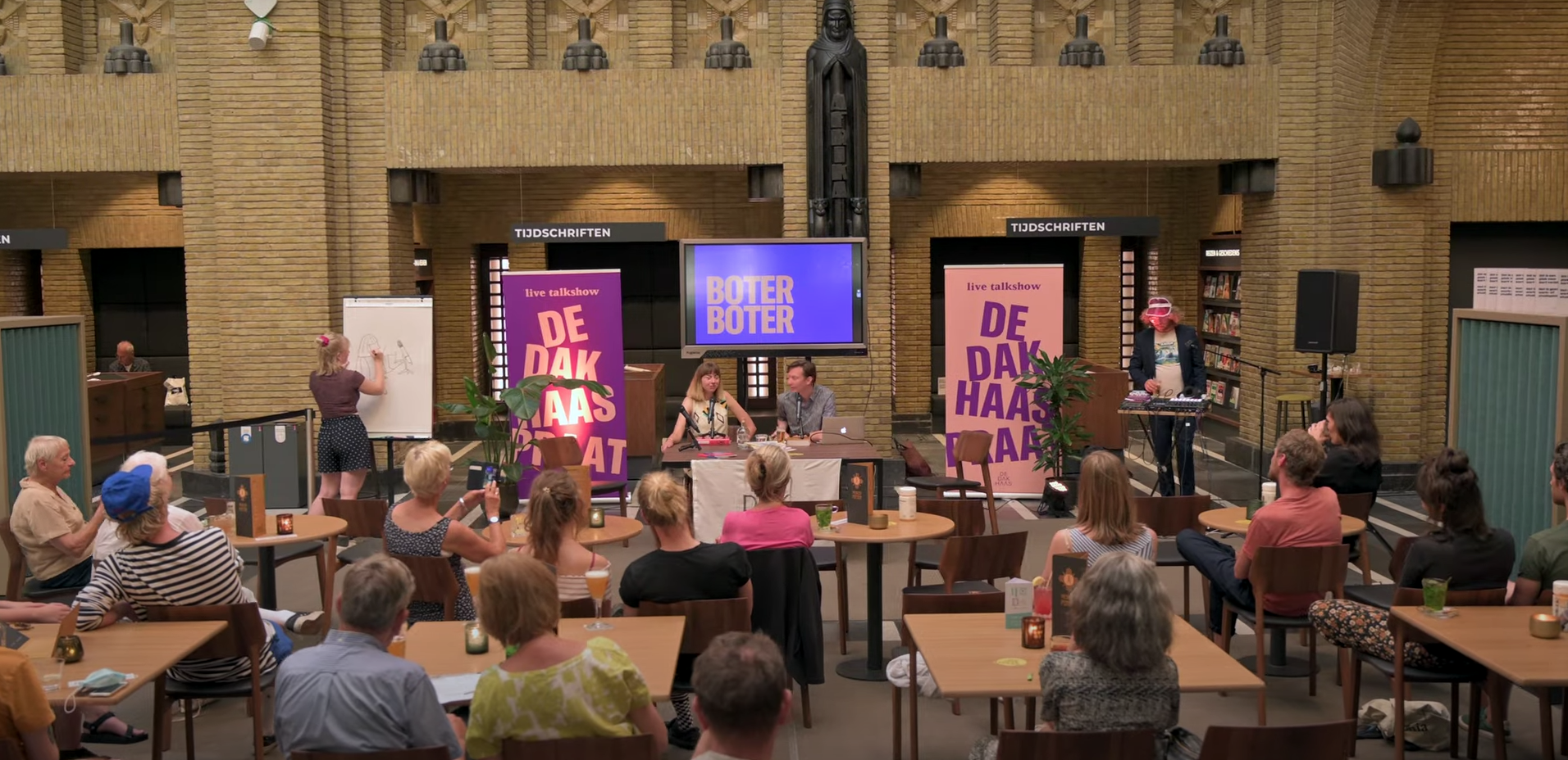 De Dakhaas Praat met Jasper Albinus en La Nonette LIVE in Bibliotheek Utrecht